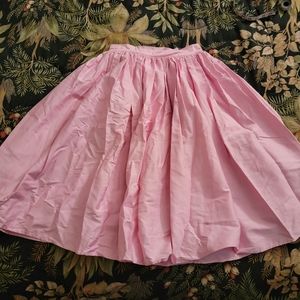 Vixen by Micheline Pitt pink skirt size small unicorn